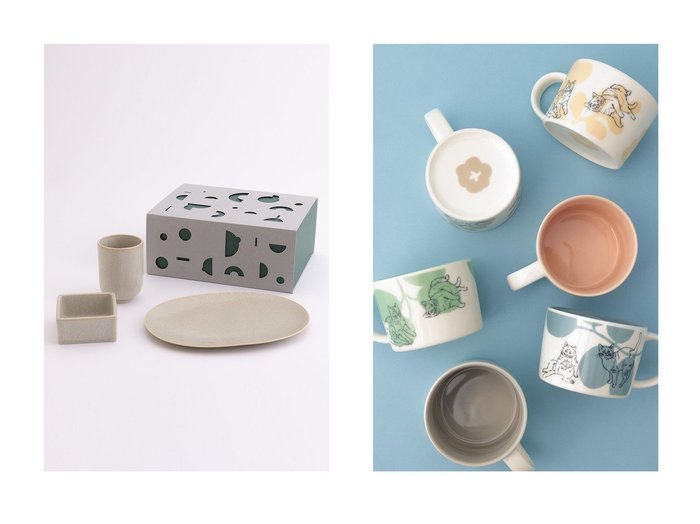 【EDITIONS/エディションズ】のギフト おひとりさまセット&内村七生 Cat マグカップ おすすめ！食器の通販 おすすめ人気トレンドファッション通販アイテム 人気、トレンドファッション・服の通販 founy(ファニー) おすすめ Recommended / Our Picks ギフト プレゼント Gift / Present グラス Glass, Eyewear コラボ Collaboration, Collab テーブル Table, Dining Table 新作・新入荷 New Arrivals / New In 猫 Cat, Kitty オーバル Oval Design プレート Plate, Dish ベーシック Basic, Essential ボックス Boxy, Box Shape |ID:crp329100000223760