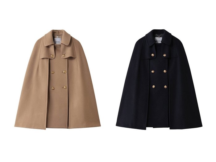 【allureville/アルアバイル】の【Loulou Willoughby】シャルムビーバーケープコート おすすめ！トレンド、レディースファッションの通販 おすすめ人気トレンドファッション通販アイテム 人気、トレンドファッション・服の通販 founy(ファニー) ファッション Fashion レディースファッション Fashion for Women アウター Coat / Outerwear Collection コート・ロングコート・ピーコート Long Coats, Peacoats & More おすすめ Recommended / Our Picks アンティーク Antique-Inspired リュクス Luxury, Elegant, High-End, Chic ロング Long, Long-Length 新作・新入荷 New Arrivals / New In |ID:crp329100000223767