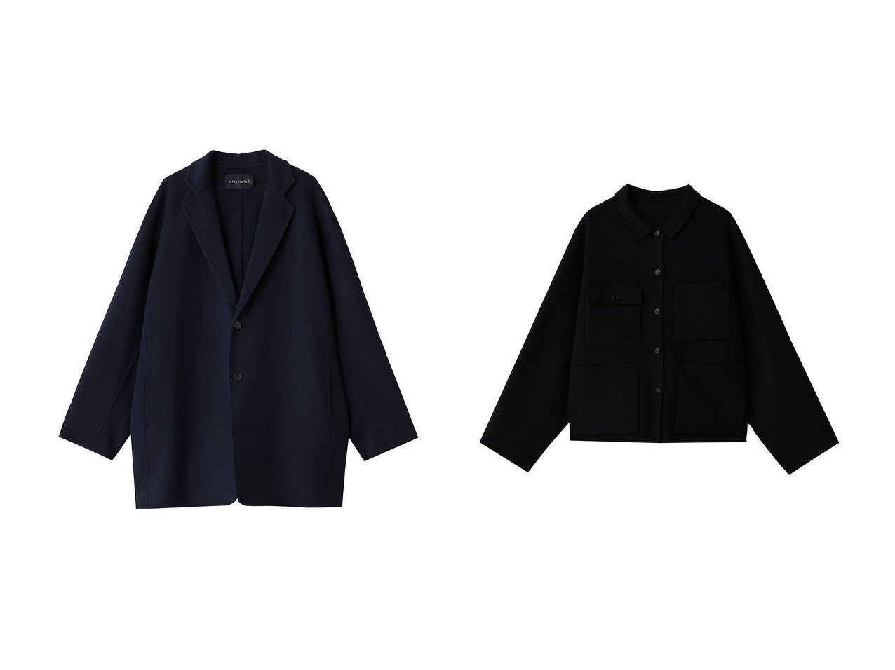 【mizuiro ind/ミズイロ インド】のwool tailored JK ジャケット&wool utility JK ジャケット おすすめ！トレンド、レディースファッションの通販 おすすめ人気トレンドファッション通販アイテム インテリア・キッズ・メンズ・レディースファッション・服の通販 founy(ファニー) 　ファッション　Fashion　レディースファッション　Fashion for Women　アウター　Coat / Outerwear Collection　レディースジャケット・軽アウター　Jackets　ジャケット　Jacket, Outerwear　スラックス　Slacks, Dress Pants　ダウン　Down, Puffer　デニム　Denim, Jeans Material　トレンド　Trend, Trending Now　新作・新入荷　New Arrivals / New In　ブルー系　Blue　ブラック系　Black　|ID:crp329100000223791