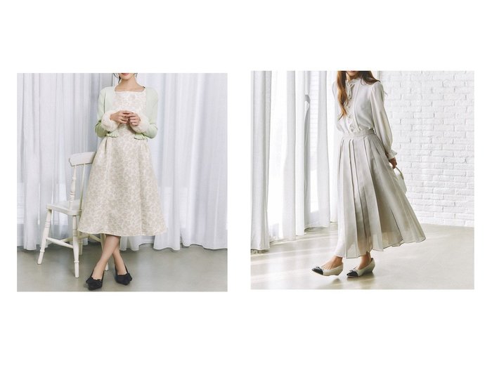 【TOCCA/トッカ】の【00サイズあり・消臭】MELANGE PETAL ドレス&【洗える・消臭】LUNA VEIL スカート おすすめ！トレンド、レディースファッションの通販 おすすめ人気トレンドファッション通販アイテム 人気、トレンドファッション・服の通販 founy(ファニー) ファッション Fashion レディースファッション Fashion for Women ワンピース Dresses フォーマル・パーティードレス・結婚式用ドレス Elegant & Casual Dresses スカート Skirts ジャカード／ジャガード Jacquard, Woven Pattern ドレス Dress, One-Piece バランス Balance, Style Balance フィット Fit, Slim Fit フレア Flare, Flared メランジ Melange, Mixed Yarn A/W・秋冬 Autumn/Winter 冬 Winter / This Winter S/S・春夏 SS, Spring/Summer, Warm Season 新作・新入荷 New Arrivals / New In 夏 Summer 2025年 2025 2025-2026秋冬・A/W Autumn/Winter 2025–26 AW25–26 |ID:crp329100000223807