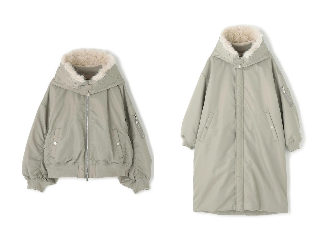 【LE PHIL/ル フィル】のTHE U-2 HOODIE&U-2 LONG HOODIE おすすめ！トレンド、レディースファッションの通販 おすすめ人気トレンドファッション通販アイテム インテリア・キッズ・メンズ・レディースファッション・服の通販 founy(ファニー) 　ファッション　Fashion　レディースファッション　Fashion for Women　アウター　Coat / Outerwear Collection　レディースジャケット・軽アウター　Jackets　コレクション　Collection, Seasonal Line　ショルダー　Shoulder, Shoulder Strap　ショート　Short, Short Length　シンプル　Simple, Minimal　ジャケット　Jacket, Outerwear　スタイリッシュ　Stylish, Fashionable　スタンダード　Standard, Basic　スポーティ　Sporty, Casual Athletic　スマート　Smart, Elegant　デニム　Denim, Jeans Material　ドロップ　Drop Shoulder, Dropped Style　バランス　Balance, Style Balance　フィット　Fit, Slim Fit　フェイクファー　Faux Fur, Imitation Fur　ワーク　Workwear, Utility Style　エレガント 上品　Elegant　グレー系　Gray　|ID:crp329100000223826