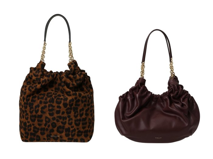 【martinique/マルティニーク】の【DEMELLIER】MIDI MIAMI&【DEMELLIER LONDON/デメリエー ロンドン】のTHE MIAMI ヘアカーフショルダートート おすすめ！トレンド、レディースファッションの通販 おすすめ人気トレンドファッション通販アイテム 人気、トレンドファッション・服の通販 founy(ファニー) ファッション Fashion レディースファッション Fashion for Women バッグ Bags おすすめ Recommended / Our Picks シンプル Simple, Minimal リュクス Luxury, Elegant, High-End, Chic レオパード Leopard, Animal Print ロンドン London Style, British Inspired 新作・新入荷 New Arrivals / New In A/W・秋冬 Autumn/Winter ギャザー Gathered, Ruffled チェーン Chain, Chain Strap フォルム Silhouette, Form ラップ Wrap, Wrap Design |ID:crp329100000223839