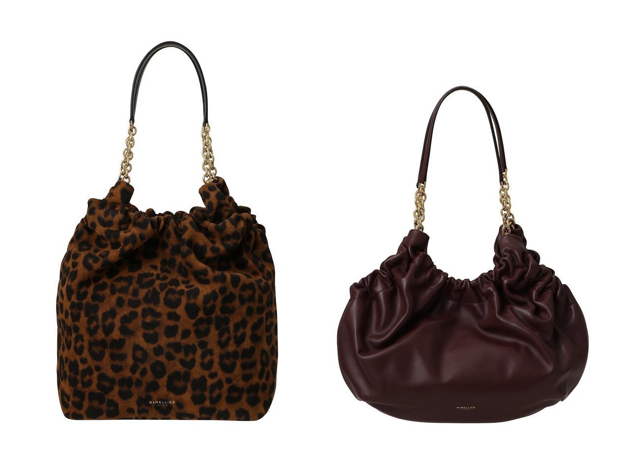 【martinique/マルティニーク】の【DEMELLIER】MIDI MIAMI&【DEMELLIER LONDON/デメリエー ロンドン】のTHE MIAMI ヘアカーフショルダートート おすすめ！トレンド、レディースファッションの通販 おすすめ人気トレンドファッション通販アイテム インテリア・キッズ・メンズ・レディースファッション・服の通販 founy(ファニー) 　ファッション　Fashion　レディースファッション　Fashion for Women　バッグ　Bags　おすすめ　Recommended / Our Picks　シンプル　Simple, Minimal　リュクス　Luxury, Elegant, High-End, Chic　レオパード　Leopard, Animal Print　ロンドン　London Style, British Inspired　新作・新入荷　New Arrivals / New In　A/W・秋冬　Autumn/Winter　ギャザー　Gathered, Ruffled　チェーン　Chain, Chain Strap　フォルム　Silhouette, Form　ラップ　Wrap, Wrap Design　ブラック系　Black　|ID:crp329100000223839