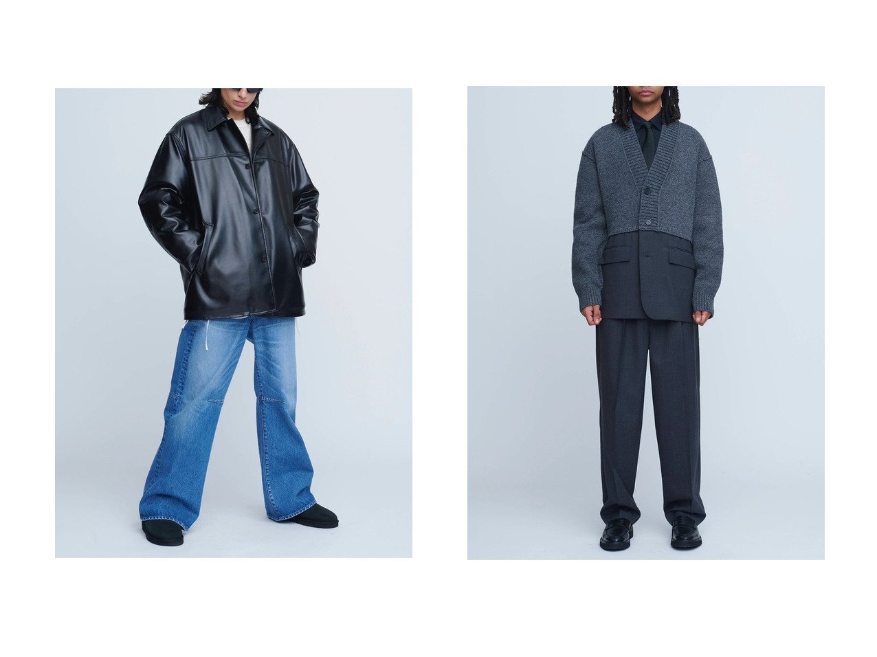【INSCRIRE/アンスクリア】のHybrid ジャケット&レザージャケット おすすめ！トレンド、レディースファッションの通販 おすすめ人気トレンドファッション通販アイテム インテリア・キッズ・メンズ・レディースファッション・服の通販 founy(ファニー) 　ファッション　Fashion　レディースファッション　Fashion for Women　アウター　Coat / Outerwear Collection　レディースジャケット・軽アウター　Jackets　ブルゾンジャケット・スポーティアウター　Blouson Jackets　おすすめ　Recommended / Our Picks　クール　Cool, Chic　ジャケット　Jacket, Outerwear　エレガント 上品　Elegant　新作・新入荷　New Arrivals / New In　ブラック系　Black　グレー系　Gray　|ID:crp329100000223856