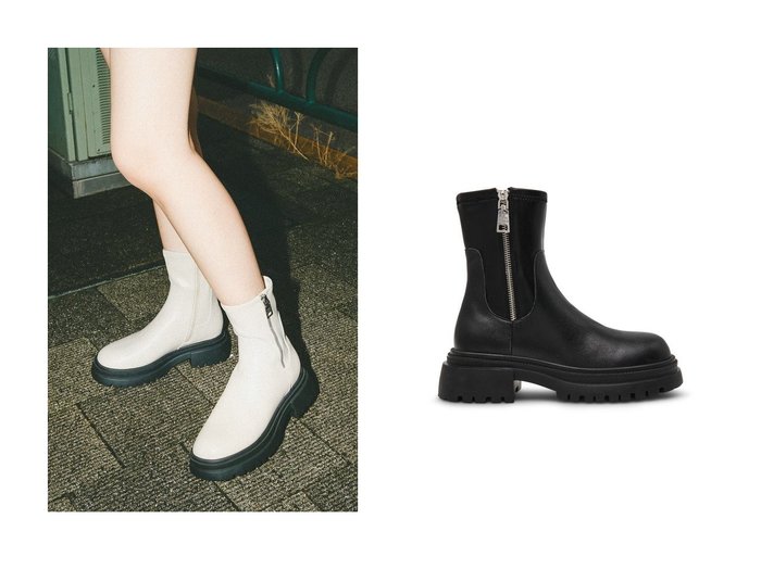 【STEVE MADDEN/スティーブマデン】のROADMAP ダブルジップストレッチブーツ おすすめ！トレンド、レディースファッションの通販 おすすめ人気トレンドファッション通販アイテム 人気、トレンドファッション・服の通販 founy(ファニー) ファッション Fashion レディースファッション Fashion for Women サイドジップ Side Zip, Side Zipper シンプル Simple, Minimal ストレッチ Stretch, Stretchy Fabric ミドル Middle Length, Mid Height メタル Metal, Metal Parts ラグジュアリー Luxury, Elegant 新作・新入荷 New Arrivals / New In A/W・秋冬 Autumn/Winter |ID:crp329100000223891
