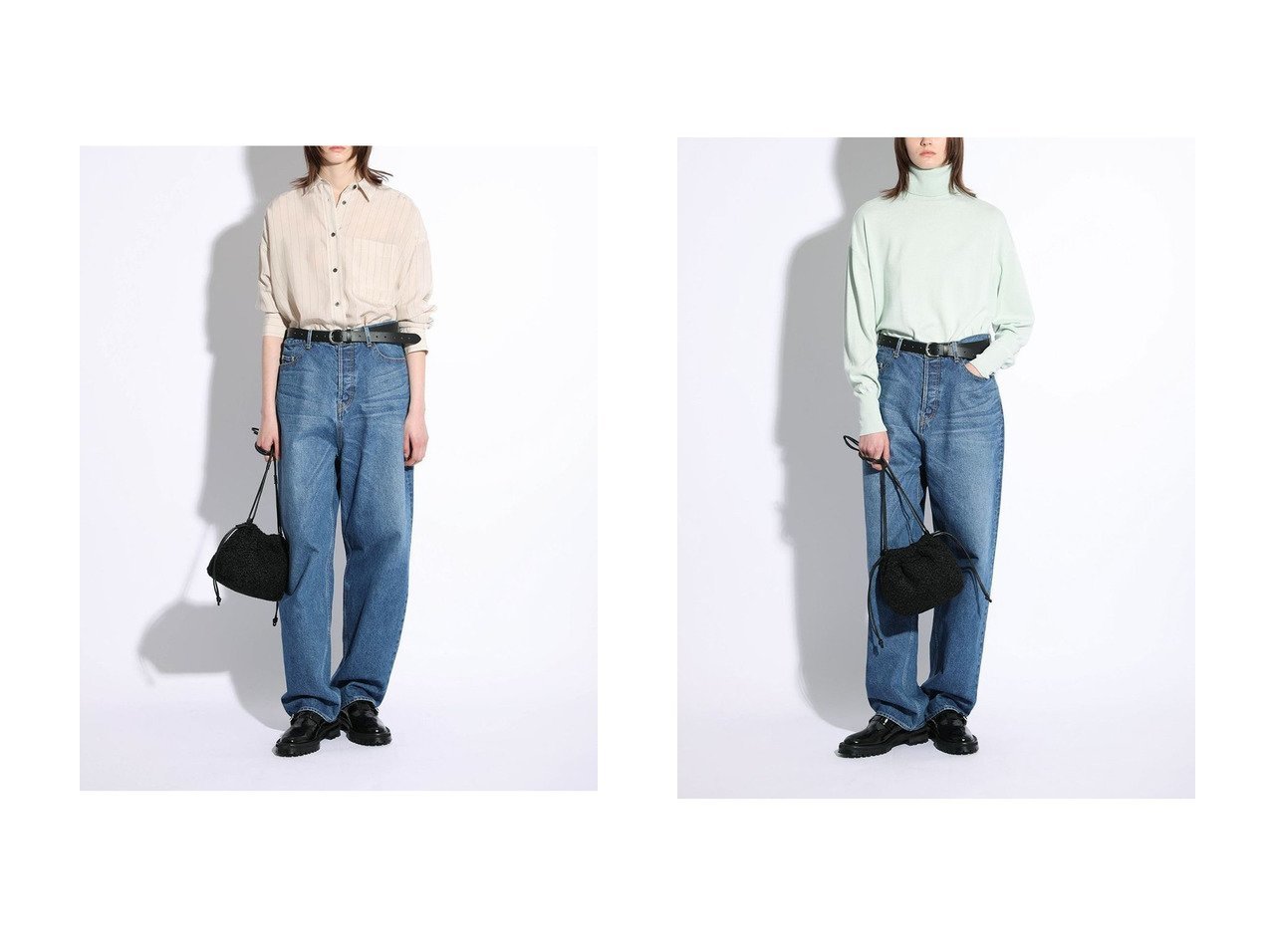 【SACRA/サクラ】のヴィンテージデニムパンツ おすすめ人気トレンドファッション通販アイテム インテリア・キッズ・メンズ・レディースファッション・服の通販 founy(ファニー) 　ファッション　Fashion　レディースファッション　Fashion for Women　パンツ　Pants & Trousers　デニムパンツ・ジーンズ・美脚デニム　Denim Jeans & Pants　デニム　Denim, Jeans Material　バランス　Balance, Style Balance　ワイド　Wide, Wide Fit　ヴィンテージ　Vintage Style　新作・新入荷　New Arrivals / New In　ブルー系　Blue　|ID:crp329100000223902