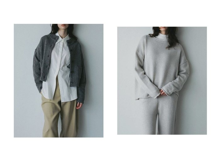 【HER./ハー】のWコンパクトカーディガン&Wニットプルオーバー おすすめ人気トレンドファッション通販アイテム 人気、トレンドファッション・服の通販 founy(ファニー) ファッション Fashion レディースファッション Fashion for Women トップス・カットソー Cut & Sew Tops ニット Knit Tops & Sweaters カジュアルプルオーバー・ニットトップス Pullovers & Knit Tops / Casual Pullovers カーディガン・羽織り Layered Style Cardigans リラックス Relax, Relaxed Fit 新作・新入荷 New Arrivals / New In |ID:crp329100000223906