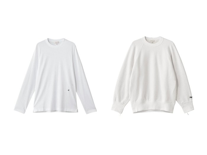 【BLAMINK/ブラミンク】の【BLMK】ロゴロングスリーブ&【BLMK】吊り裏毛クルーネックロングスリーブ おすすめ人気トレンドファッション通販アイテム 人気、トレンドファッション・服の通販 founy(ファニー) ファッション Fashion レディースファッション Fashion for Women トップス・カットソー Cut & Sew Tops シャツ・ブラウス・オフィスカジュアル Elegant Blouses & Button-Ups ロングTシャツ・Tシャツ Longline T-Shirts & Tees カットソー・ベーシックTシャツ Cut-and-Sewn Tops / Stretch Tees & Basics スウェット / スエット Sweatshirt, Sweatwear スリーブ Sleeve, Long Sleeve / Short Sleeve フォルム Silhouette, Form ロング Long, Long-Length 新作・新入荷 New Arrivals / New In A/W・秋冬 Autumn/Winter ベーシック Basic, Essential |ID:crp329100000223909
