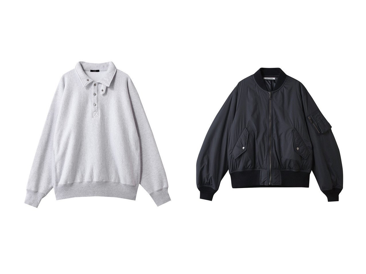 【YLEVE / MEN/イレーヴ】の【MEN】 HEAVY ウェイト フリース ブリーチ スナップ プルオーバー&【SEVEN BY SEVEN / MEN/セブン バイ セブン】の【MEN】INSULATION MA-1 ブルゾン おすすめ！トレンド、メンズファッションの通販 おすすめ人気トレンドファッション通販アイテム インテリア・キッズ・メンズ・レディースファッション・服の通販 founy(ファニー) 　ファッション　Fashion　メンズファッション　Fashion for Men　トップス・カットソー　Cut & Sew Tops　パーカー・フーディー / カジュアルコーデ　Hoodies & Parkas　メンズシャツ　Shirts　シンプル　Simple, Minimal　ブリーチ　Bleach, Washed Finish　ヴィンテージ　Vintage Style　新作・新入荷　New Arrivals / New In　ショート　Short, Short Length　ジャケット　Jacket, Outerwear　トレンド　Trend, Trending Now　バランス　Balance, Style Balance　ブルゾン　Blouson, Bomber Jacket　ボトム　Bottoms, Lower Wear　軽量　Lightweight, Ultra Light　ブルー系　Blue　|ID:crp329100000223952