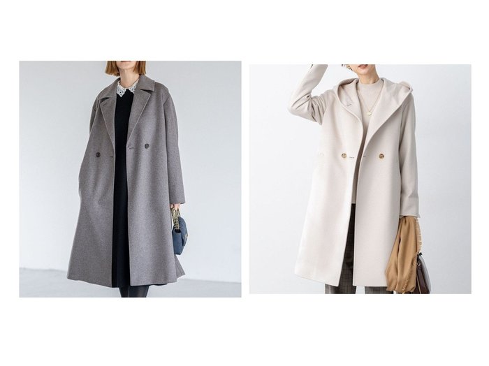 【NIJYUSANKU/23区】のCOLOMBOカシミヤビーバー ダブルフロント チェスターコート&ウールカシミヤビーバー フーデット コート おすすめ！トレンド、レディースファッションの通販 おすすめ人気トレンドファッション通販アイテム 人気、トレンドファッション・服の通販 founy(ファニー) ファッション Fashion レディースファッション Fashion for Women アウター Coat / Outerwear Collection コート・ロングコート・ピーコート Long Coats, Peacoats & More レディースジャケット・軽アウター Jackets チェスターコート・ロング丈アウター Chester Coats / Chesterfield Long Coats イタリア Italy エレガント 上品 Elegant シンプル Simple, Minimal ジャケット Jacket, Outerwear ダブル Double, Double-Breasted チェスターコート Chester Coat, Long Coat フロント Front, Front Design ラグジュアリー Luxury, Elegant A/W・秋冬 Autumn/Winter 冬 Winter / This Winter 新作・新入荷 New Arrivals / New In 2025年 2025 2025-2026秋冬・A/W Autumn/Winter 2025–26 AW25–26 |ID:crp329100000223982
