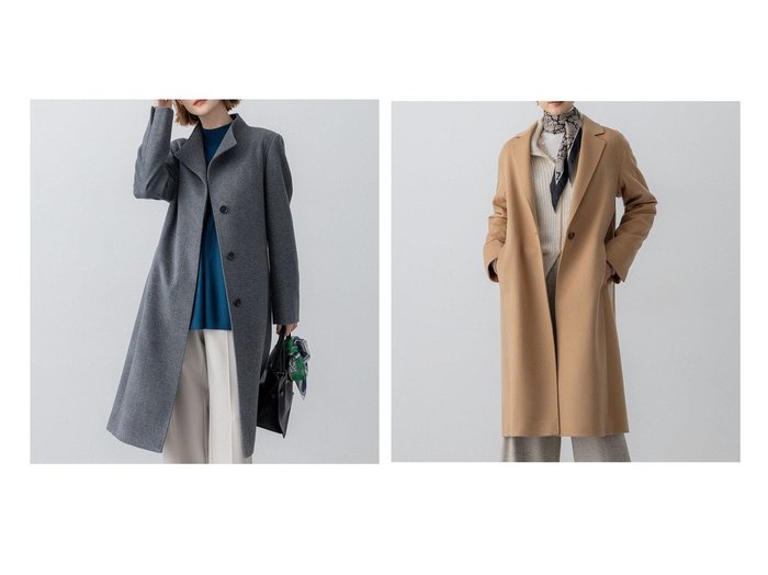 【NIJYUSANKU/23区】のウールカシミヤビーバー スタンドカラー コート&ウールカシミヤビーバー チェスター コート おすすめ！トレンド、レディースファッションの通販 おすすめ人気トレンドファッション通販アイテム 人気、トレンドファッション・服の通販 founy(ファニー) ファッション Fashion レディースファッション Fashion for Women アウター Coat / Outerwear Collection コート・ロングコート・ピーコート Long Coats, Peacoats & More レディースジャケット・軽アウター Jackets チェスターコート・ロング丈アウター Chester Coats / Chesterfield Long Coats カッティング Cutting Detail シンプル Simple, Minimal ジャケット Jacket, Outerwear スタイリッシュ Stylish, Fashionable スタンド Stand Collar, Upright Stand ストール Stole, Wrap チェスター Chester, Chester Coat チェスターコート Chester Coat, Long Coat なめらか Smooth, Silky Texture マフラー Scarf, Muffler A/W・秋冬 Autumn/Winter 冬 Winter / This Winter 新作・新入荷 New Arrivals / New In エレガント 上品 Elegant 2025年 2025 2025-2026秋冬・A/W Autumn/Winter 2025–26 AW25–26 |ID:crp329100000223986