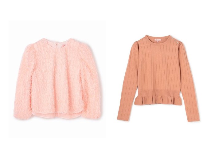 【TOCCA/トッカ】の【洗える】IN ROMANCE ペプラム ニットプルオーバー&【洗える】RUFFLE WALTZ ブラウス おすすめ！トレンド、レディースファッションの通販 おすすめ人気トレンドファッション通販アイテム 人気、トレンドファッション・服の通販 founy(ファニー) ファッション Fashion レディースファッション Fashion for Women トップス・カットソー Cut & Sew Tops シャツ・ブラウス・オフィスカジュアル Elegant Blouses & Button-Ups ニット Knit Tops & Sweaters カジュアルプルオーバー・ニットトップス Pullovers & Knit Tops / Casual Pullovers 新作・新入荷 New Arrivals / New In 2025年 2025 2025-2026秋冬・A/W Autumn/Winter 2025–26 AW25–26 冬 Winter / This Winter ウォッシャブル Machine Washable コンパクト Compact, Small Size シフォン Chiffon, Lightweight Fabric チュール Tulip, Tulip Motif トレンド Trend, Trending Now バランス Balance, Style Balance ラッフル Ruffle, Frill 夏 Summer S/S・春夏 SS, Spring/Summer, Warm Season 洗える Machine Washable A/W・秋冬 Autumn/Winter |ID:crp329100000223993