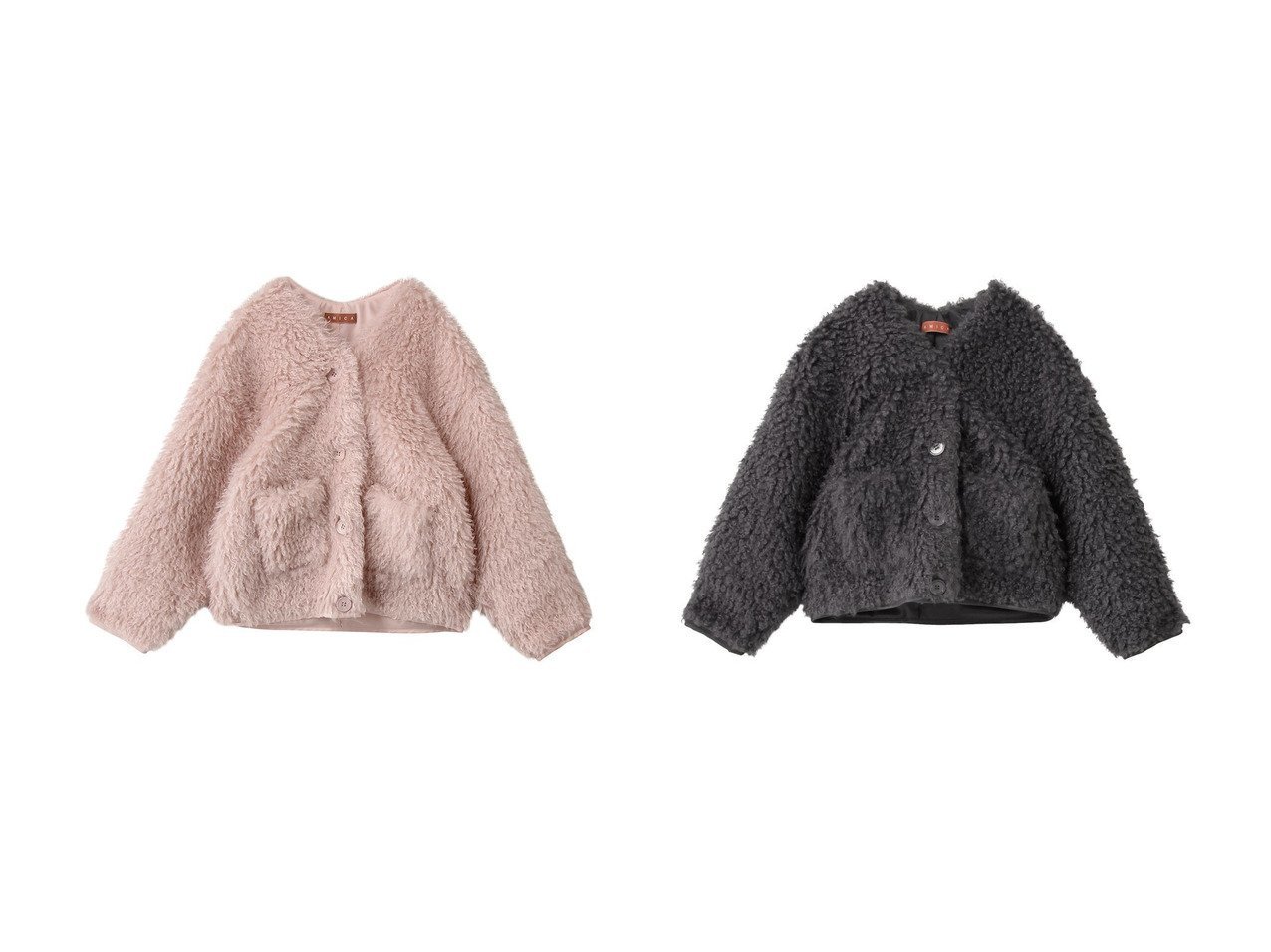 【AMICA / KIDS/アミカ】の【KIDS】プードルコートキッズ おすすめ人気トレンドファッション通販アイテム インテリア・キッズ・メンズ・レディースファッション・服の通販 founy(ファニー) 　ファッション　Fashion　キッズファッション　Fashion for Kids　アウター　Coat Outerwear /Kids　サテン　Satin, Glossy Fabric　ストレッチ　Stretch, Stretchy Fabric　エレガント 上品　Elegant　冬　Winter / This Winter　新作・新入荷　New Arrivals / New In　レッド系　Red　|ID:crp329100000224027
