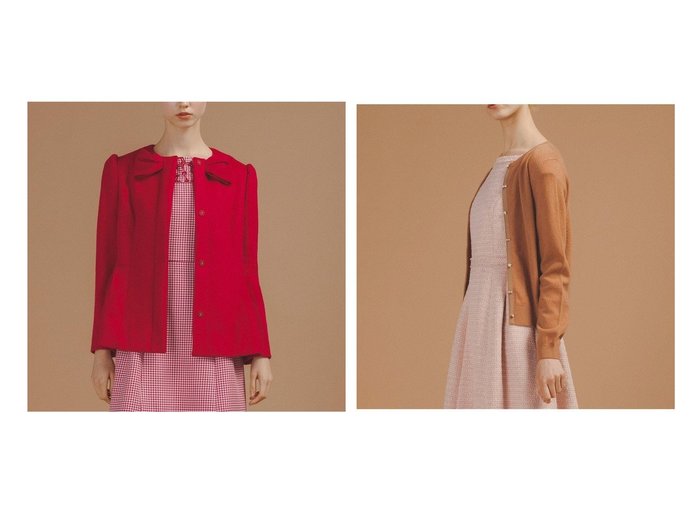 【TOCCA/トッカ】の【消臭】IN ROMANCE SHORT ショートコート&【洗える】CASHMERE カーディガン おすすめ！トレンド、レディースファッションの通販 おすすめ人気トレンドファッション通販アイテム 人気、トレンドファッション・服の通販 founy(ファニー) ファッション Fashion レディースファッション Fashion for Women アウター Coat / Outerwear Collection コート・ロングコート・ピーコート Long Coats, Peacoats & More レディースジャケット・軽アウター Jackets トップス・カットソー Cut & Sew Tops カーディガン・羽織り Layered Style Cardigans ギャザー Gathered, Ruffled ショート Short, Short Length ジャケット Jacket, Outerwear スタイリッシュ Stylish, Fashionable トレンド Trend, Trending Now ドレス Dress, One-Piece 定番 Standard, Basic Item フェミニン Feminine, Girly メルトン Melton, Heavy Wool リボン Ribbon, Bow ロング Long, Long-Length A/W・秋冬 Autumn/Winter 冬 Winter / This Winter 新作・新入荷 New Arrivals / New In エレガント 上品 Elegant 2025年 2025 2025-2026秋冬・A/W Autumn/Winter 2025–26 AW25–26 |ID:crp329100000224032
