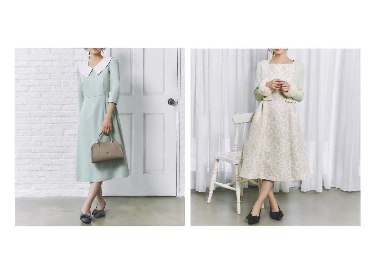 【TOCCA/トッカ】の【00サイズあり・消臭】MELANGE PETAL ドレス&【00サイズあり・洗える・消臭・UVケア】FLYING SAUCER 七分丈ドレス おすすめ！トレンド、レディースファッションの通販 おすすめ人気トレンドファッション通販アイテム インテリア・キッズ・メンズ・レディースファッション・服の通販 founy(ファニー) 　ファッション　Fashion　レディースファッション　Fashion for Women　ワンピース　Dresses　フォーマル・パーティードレス・結婚式用ドレス　Elegant & Casual Dresses　ウォッシャブル　Machine Washable　洗える　Machine Washable　シンプル　Simple, Minimal　ドレス　Dress, One-Piece　フェミニン　Feminine, Girly　半袖　Short Sleeve, Half Sleeve　A/W・秋冬　Autumn/Winter　冬　Winter / This Winter　S/S・春夏　SS, Spring/Summer, Warm Season　新作・新入荷　New Arrivals / New In　夏　Summer　2025年　2025　2025-2026秋冬・A/W　Autumn/Winter 2025–26 AW25–26　グレー系　Gray　レッド系　Red　ベージュ系　Beige　グリーン系　Green　|ID:crp329100000224036