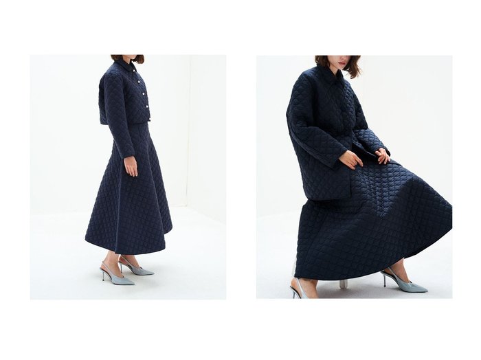 【AMICA/アミカ】のヴォヤージュクロップドジャケット&ヴォヤージュコクーンコート おすすめ！トレンド、レディースファッションの通販 おすすめ人気トレンドファッション通販アイテム 人気、トレンドファッション・服の通販 founy(ファニー) ファッション Fashion レディースファッション Fashion for Women アウター Coat / Outerwear Collection レディースジャケット・軽アウター Jackets コート・ロングコート・ピーコート Long Coats, Peacoats & More エアリー Airy Texture オケージョン Occasion Wear キルティング Quilted, Quilting コンパクト Compact, Small Size ショート Short, Short Length ジャケット Jacket, Outerwear パール Pearl, Pearl Accent 新作・新入荷 New Arrivals / New In サテン Satin, Glossy Fabric バランス Balance, Style Balance ロング Long, Long-Length 秋 Autumn |ID:crp329100000224041