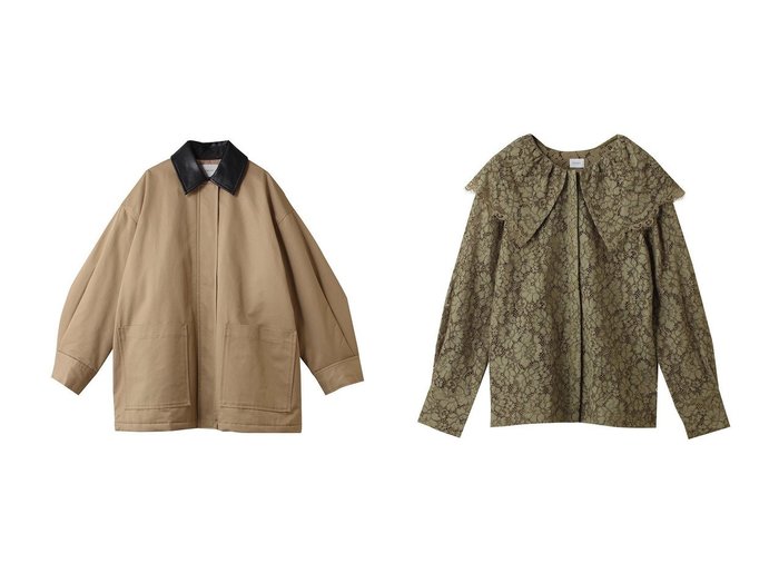 【MANOF/マノフ】のLACE COLLAR SHIRT&ジャケット おすすめ！トレンド、レディースファッションの通販 おすすめ人気トレンドファッション通販アイテム 人気、トレンドファッション・服の通販 founy(ファニー) ファッション Fashion レディースファッション Fashion for Women アウター Coat / Outerwear Collection レディースジャケット・軽アウター Jackets ブルゾンジャケット・スポーティアウター Blouson Jackets トップス・カットソー Cut & Sew Tops シャツ・ブラウス・オフィスカジュアル Elegant Blouses & Button-Ups ジャケット Jacket, Outerwear スリーブ Sleeve, Long Sleeve / Short Sleeve フェミニン Feminine, Girly ブルゾン Blouson, Bomber Jacket マニッシュ Mannish, Boyish 新作・新入荷 New Arrivals / New In A/W・秋冬 Autumn/Winter おすすめ Recommended / Our Picks エレガント 上品 Elegant レース Lace, Lace Fabric ロング Long, Long-Length |ID:crp329100000224055