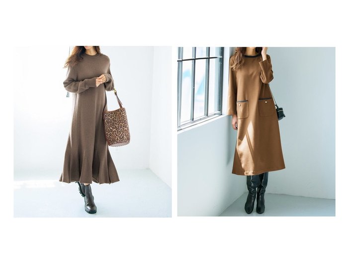 【DoCLASSE/ドゥクラッセ】のストレッチウール・ニットフレアワンピース&ストレッチポンチ・ポケットワンピース おすすめ！トレンド、レディースファッションの通販 おすすめ人気トレンドファッション通販アイテム 人気、トレンドファッション・服の通販 founy(ファニー) ファッション Fashion レディースファッション Fashion for Women ワンピース Dresses 新作・新入荷 New Arrivals / New In ショルダー Shoulder, Shoulder Strap ドロップ Drop Shoulder, Dropped Style バランス Balance, Style Balance フェミニン Feminine, Girly フレア Flare, Flared シンプル Simple, Minimal パッチ Patch, Appliqué ポケット Pocket, Pocket Detail |ID:crp329100000224062