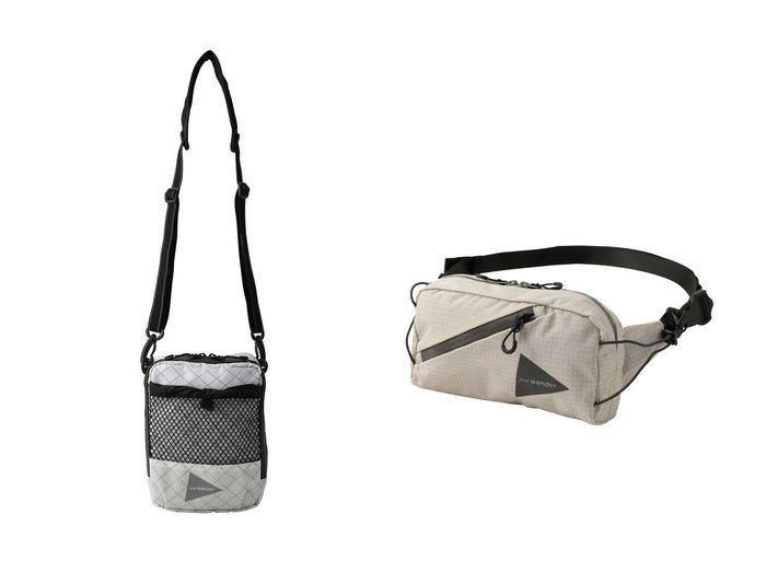【and wander/アンドワンダー】の【UNISEX】ECOPAK ショルダー ポーチ&【UNISEX】ocean rip ウエスト バッグ おすすめ！トレンド、レディースファッションの通販 おすすめ人気トレンドファッション通販アイテム インテリア・キッズ・メンズ・レディースファッション・服の通販 founy(ファニー) https://founy.com/ ファッション Fashion レディースファッション Fashion for Women ポーチ&ミニバッグ Pouches & Mini Bags バッグ Bags ユニセックス Unisex, Genderless アウトドア Outdoor Clothing ショルダー Shoulder, Shoulder Strap ポケット Pocket, Pocket Detail ポシェット Pochette, Mini Bag ポーチ Pouch, Small Case メッシュ Mesh, Net Fabric ロング Long, Long-Length 新作・新入荷 New Arrivals / New In コンパクト Compact, Small Size フロント Front, Front Design リップ Lip, Lip Motif 軽量 Lightweight, Ultra Light |ID:crp329100000224095