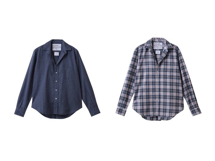 【Frank&Eileen/フランク&アイリーン】のEILEEN イタリアンコットン ブルー シャツ&EILEEN イタリアンコットン ブルーチェック シャツ おすすめ！トレンド、レディースファッションの通販 おすすめ人気トレンドファッション通販アイテム 人気、トレンドファッション・服の通販 founy(ファニー) ファッション Fashion レディースファッション Fashion for Women トップス・カットソー Cut & Sew Tops シャツ・ブラウス・オフィスカジュアル Elegant Blouses & Button-Ups スリーブ Sleeve, Long Sleeve / Short Sleeve トレンド Trend, Trending Now ベーシック Basic, Essential ロング Long, Long-Length 新作・新入荷 New Arrivals / New In 羽織 Haori, Light Jacket スラックス Slacks, Dress Pants チェック Check, Plaid, Tartan デニム Denim, Jeans Material モダン Modern, Contemporary |ID:crp329100000224132