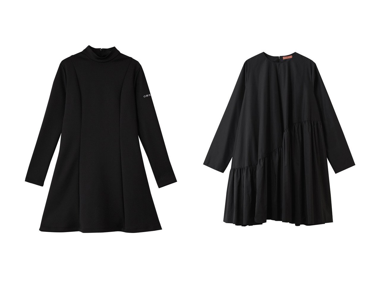【AMICA/アミカ】のモロッコドレス&【OBSIDIAN/オブシディアン】のSCUBA ONEPIECE おすすめ！トレンド、レディースファッションの通販 おすすめ人気トレンドファッション通販アイテム インテリア・キッズ・メンズ・レディースファッション・服の通販 founy(ファニー) 　ファッション　Fashion　レディースファッション　Fashion for Women　トップス・カットソー　Cut & Sew Tops　スポーツウェア　Functional & Stylish Sportswear　スポーツ トップス　Athletic Tops / Workout Tops / Training Shirts　ワンピース　Dresses　フォーマル・パーティードレス・結婚式用ドレス　Elegant & Casual Dresses　チュニック　Tunic Tops & Dresses　ゴルフ　Golf　スポーツ　Sports, Activewear　スポーティ　Sporty, Casual Athletic　スリーブ　Sleeve, Long Sleeve / Short Sleeve　フェミニン　Feminine, Girly　ロング　Long, Long-Length　新作・新入荷　New Arrivals / New In　ブラック系　Black　|ID:crp329100000224135