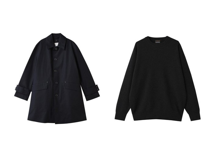 【MACKINTOSH / MEN/マッキントッシュ】の【MEN】HUMBIE SL GTS RAINTEC コート&【BATONER / MEN/バトナー】の【MEN】サンシャイン カシミヤ クルー ネック おすすめ！トレンド、メンズファッションの通販 おすすめ人気トレンドファッション通販アイテム 人気、トレンドファッション・服の通販 founy(ファニー) ファッション Fashion メンズファッション Fashion for Men トップス・カットソー Cut & Sew Tops ニット・セーター / 定番トップス Knit Tops & Sweaters スタイリッシュ Stylish, Fashionable ビジネス 仕事 通勤 Business / Work / Commuting ファブリック Fabric, Textile モダン Modern, Contemporary ライナー Liner, Inner Layer ロング Long, Long-Length 新作・新入荷 New Arrivals / New In |ID:crp329100000224144