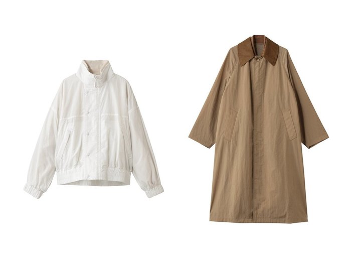 【martinique/マルティニーク】の【CURRENTAGE】Double layered ジャケット&【CURRENTAGE】Balrmacaan コート おすすめ！トレンド、レディースファッションの通販 おすすめ人気トレンドファッション通販アイテム 人気、トレンドファッション・服の通販 founy(ファニー) ファッション Fashion レディースファッション Fashion for Women アウター Coat / Outerwear Collection レディースジャケット・軽アウター Jackets コート・ロングコート・ピーコート Long Coats, Peacoats & More ジャケット Jacket, Outerwear スポーティ Sporty, Casual Athletic ブルゾン Blouson, Bomber Jacket ライナー Liner, Inner Layer リバーシブル Reversible, Two-Sided 新作・新入荷 New Arrivals / New In |ID:crp329100000224155