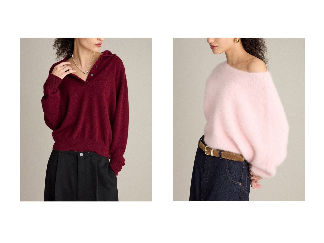 【BRILL/ブリル】のカシミヤポロプルオーバー&FOXカシミヤポンチョプルオーバー おすすめ！トレンド、レディースファッションの通販 おすすめ人気トレンドファッション通販アイテム インテリア・キッズ・メンズ・レディースファッション・服の通販 founy(ファニー) 　ファッション　Fashion　レディースファッション　Fashion for Women　トップス・カットソー　Cut & Sew Tops　ニット　Knit Tops & Sweaters　カジュアルプルオーバー・ニットトップス　Pullovers & Knit Tops / Casual Pullovers　ベーシック　Basic, Essential　エレガント 上品　Elegant　新作・新入荷　New Arrivals / New In　ブラウン系　Brown　レッド系　Red　イエロー系　Yellow　ブルー系　Blue　|ID:crp329100000224169
