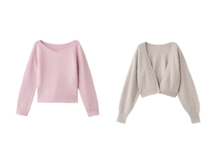 【allureville/アルアバイル】の【Loulou Willoughby】カシミヤブレンドファー加工プルオーバー&【Loulou Willoughby】カシミヤブレンドファー加工V カーディガン おすすめ！トレンド、レディースファッションの通販 おすすめ人気トレンドファッション通販アイテム 人気、トレンドファッション・服の通販 founy(ファニー) ファッション Fashion レディースファッション Fashion for Women トップス・カットソー Cut & Sew Tops ニット Knit Tops & Sweaters カジュアルプルオーバー・ニットトップス Pullovers & Knit Tops / Casual Pullovers カーディガン・羽織り Layered Style Cardigans コンパクト Compact, Small Size デニム Denim, Jeans Material バランス Balance, Style Balance フレア Flare, Flared ミックス Mix, Mixed Style 新作・新入荷 New Arrivals / New In |ID:crp329100000224202