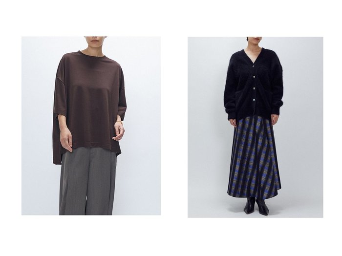 【1er Arrondissement/プルミエ アロンディスモン】の【WEB限定】〈COGTHEBIGSMOKE〉DELTA Tシャツ&オンブレーチェックアシメフレアースカート おすすめ！トレンド、レディースファッションの通販 おすすめ人気トレンドファッション通販アイテム 人気、トレンドファッション・服の通販 founy(ファニー) ファッション Fashion レディースファッション Fashion for Women トップス・カットソー Cut & Sew Tops シャツ・ブラウス・オフィスカジュアル Elegant Blouses & Button-Ups ロングTシャツ・Tシャツ Longline T-Shirts & Tees カットソー・ベーシックTシャツ Cut-and-Sewn Tops / Stretch Tees & Basics スカート Skirts ロングスカート Long Skirts / Maxi & Midi Skirts コレクション Collection, Seasonal Line ショート Short, Short Length シンプル Simple, Minimal スリット Slit, Slit Detail スリーブ Sleeve, Long Sleeve / Short Sleeve トレンド Trend, Trending Now バランス Balance, Style Balance パターン Pattern, Design Print リアル Real, Realistic ロンドン London Style, British Inspired 人気 Popular, Best Seller 新作・新入荷 New Arrivals / New In |ID:crp329100000224209