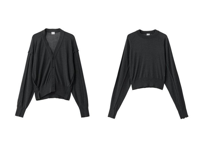 【1er Arrondissement/プルミエ アロンディスモン】の【NEPLA】ニットプルオーバー&【NEPLA】カーディガン おすすめ！トレンド、レディースファッションの通販 おすすめ人気トレンドファッション通販アイテム 人気、トレンドファッション・服の通販 founy(ファニー) ファッション Fashion レディースファッション Fashion for Women トップス・カットソー Cut & Sew Tops ニット Knit Tops & Sweaters カーディガン・羽織り Layered Style Cardigans カジュアルプルオーバー・ニットトップス Pullovers & Knit Tops / Casual Pullovers カーディガン Cardigan, Knitwear シアー Sheer, See-Through 新作・新入荷 New Arrivals / New In |ID:crp329100000224210