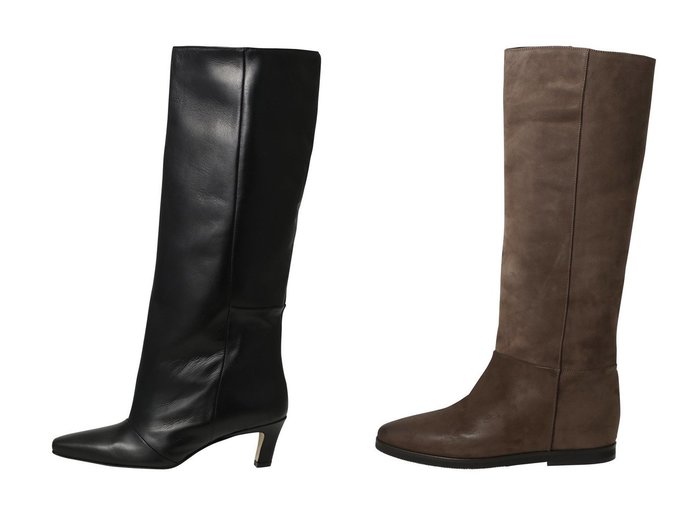 【1er Arrondissement/プルミエ アロンディスモン】の【CORSO ROMA 9】ロングブーツ&【CORSO ROMA 9】ヌバックレザーロングブーツ おすすめ！トレンド、レディースファッションの通販 おすすめ人気トレンドファッション通販アイテム 人気、トレンドファッション・服の通販 founy(ファニー) ファッション Fashion レディースファッション Fashion for Women バッグ Bags おすすめ Recommended / Our Picks エレガント 上品 Elegant ストレート Straight, Straight Cut ロング Long, Long-Length 冬 Winter / This Winter 新作・新入荷 New Arrivals / New In |ID:crp329100000224213