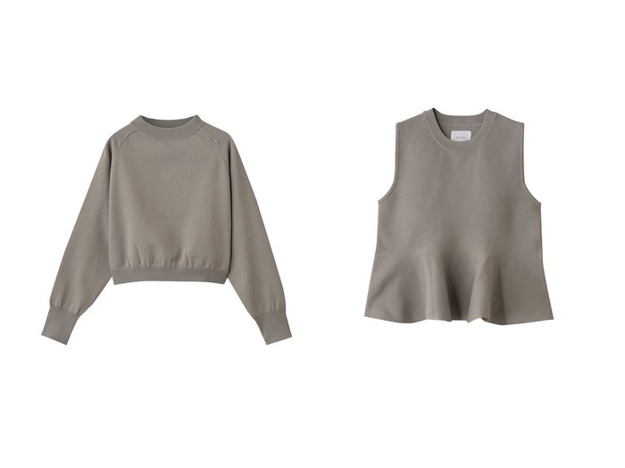 【MIDIUMISOLID/ミディウミソリッド】のpeplum vest ベスト&short wide PO プルオーバー おすすめ！トレンド、レディースファッションの通販 おすすめ人気トレンドファッション通販アイテム 人気、トレンドファッション・服の通販 founy(ファニー) ファッション Fashion レディースファッション Fashion for Women トップス・カットソー Cut & Sew Tops ニット Knit Tops & Sweaters カジュアルプルオーバー・ニットトップス Pullovers & Knit Tops / Casual Pullovers ベスト&ジレ / 重ね着スタイル Vests & Gilets クロップド Cropped, Short Length シンプル Simple, Minimal トレンド Trend, Trending Now ボトルネック Bottle Neck, Mock Neck 新作・新入荷 New Arrivals / New In |ID:crp329100000224225