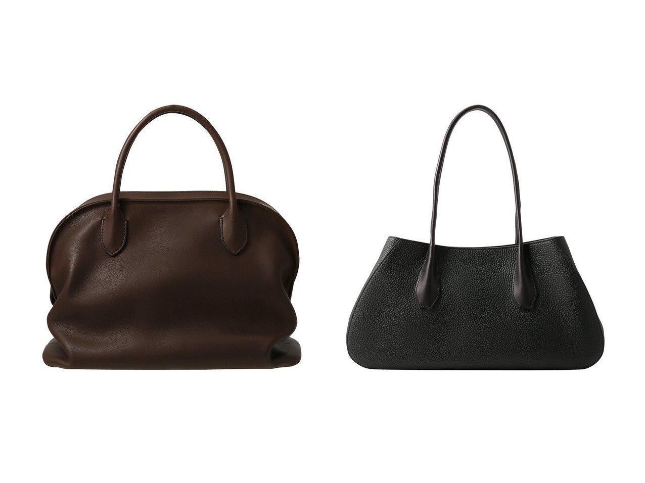 【THE ROW/ザ ロウ】のALGER SHOULDER BAG&AGNES(SADDLE LEATHER) おすすめ！トレンド、レディースファッションの通販 おすすめ人気トレンドファッション通販アイテム インテリア・キッズ・メンズ・レディースファッション・服の通販 founy(ファニー) 　ファッション　Fashion　レディースファッション　Fashion for Women　バッグ　Bags　フォルム　Silhouette, Form　フォーマル　Formal, Dressy　新作・新入荷　New Arrivals / New In　ブラック系　Black　ブラウン系　Brown　|ID:crp329100000224226