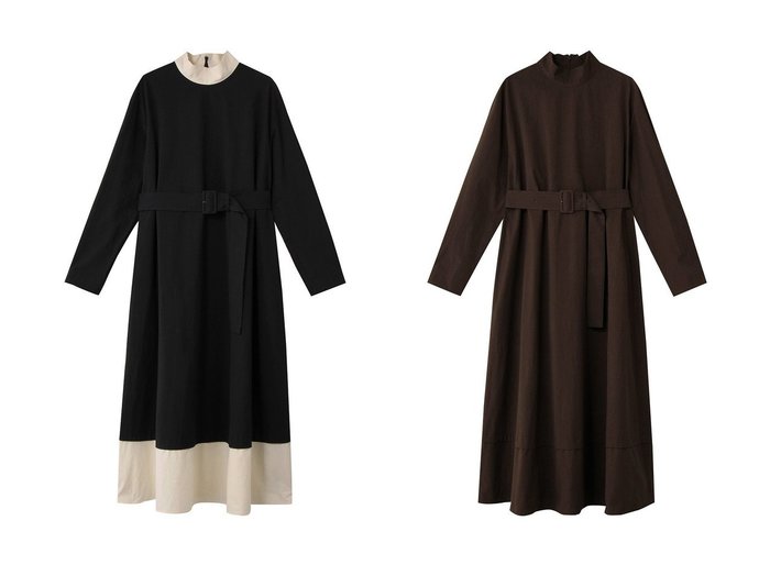 【PLAIN PEOPLE/プレインピープル】のCOTTON SABREモンクベルテッドワンピース おすすめ！トレンド、レディースファッションの通販 おすすめ人気トレンドファッション通販アイテム 人気、トレンドファッション・服の通販 founy(ファニー) ファッション Fashion レディースファッション Fashion for Women ワンピース Dresses チュニック Tunic Tops & Dresses チュニック Tunic, Long Top ロング Long, Long-Length エレガント 上品 Elegant 新作・新入荷 New Arrivals / New In |ID:crp329100000224237