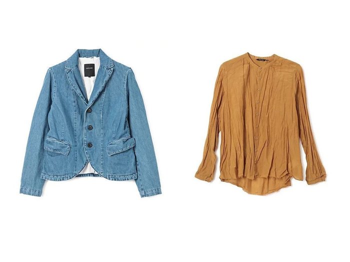 【pas de calais/パドカレ】の25AWコットンシルクローンBL&25AW NaturalDenim JK おすすめ！トレンド、レディースファッションの通販 おすすめ人気トレンドファッション通販アイテム 人気、トレンドファッション・服の通販 founy(ファニー) ファッション Fashion レディースファッション Fashion for Women 2025年 2025 2025-2026秋冬・A/W Autumn/Winter 2025–26 AW25–26 コンパクト Compact, Small Size ジャケット Jacket, Outerwear デニム Denim, Jeans Material 洗える Machine Washable |ID:crp329100000224247