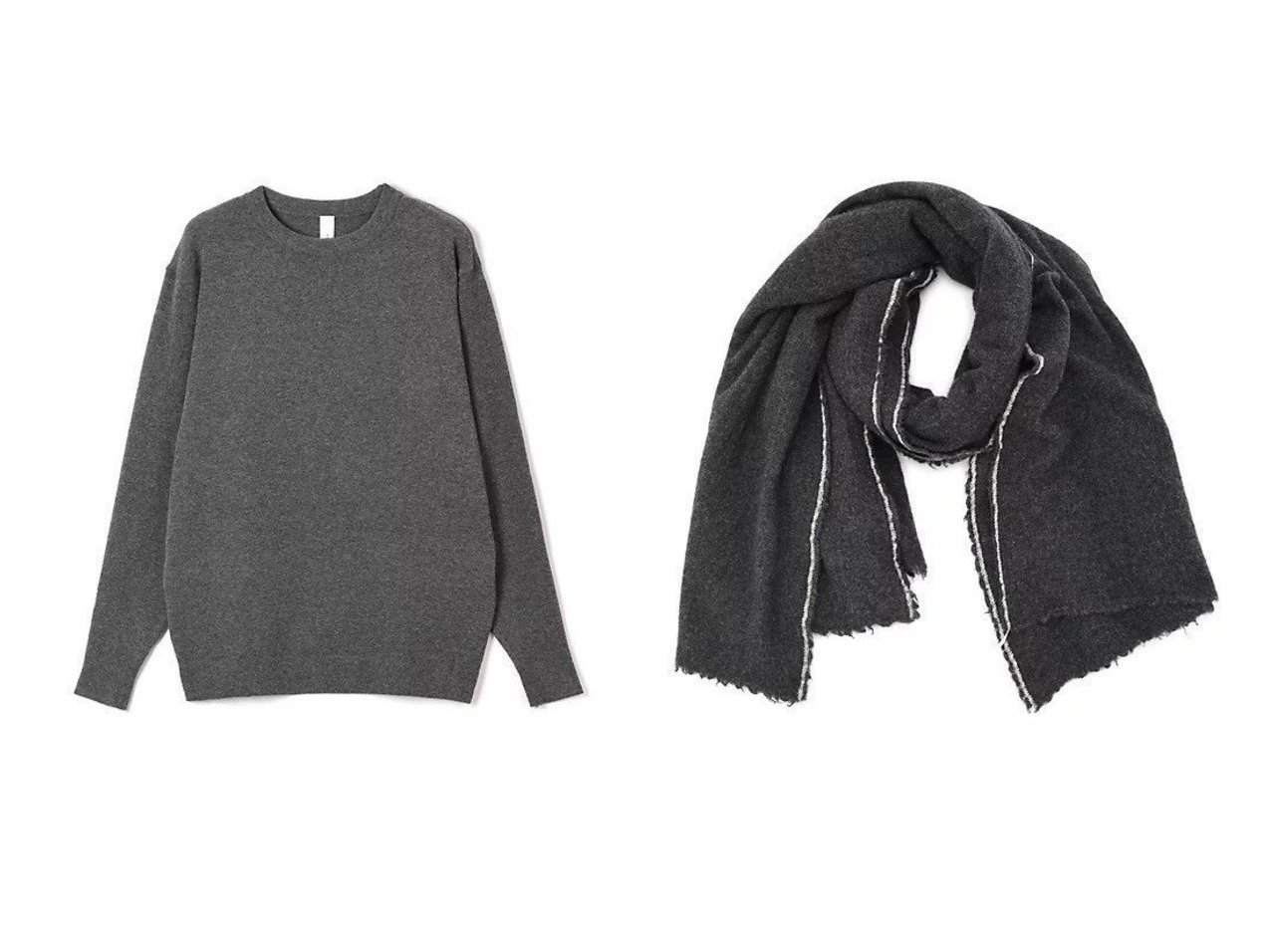【YAECA/ヤエカ】の2-Way Knit Pullover&Stole おすすめ！トレンド、レディースファッションの通販 おすすめ人気トレンドファッション通販アイテム インテリア・キッズ・メンズ・レディースファッション・服の通販 founy(ファニー) 　ファッション　Fashion　レディースファッション　Fashion for Women　トップス・カットソー　Cut & Sew Tops　ニット　Knit Tops & Sweaters　カジュアルプルオーバー・ニットトップス　Pullovers & Knit Tops / Casual Pullovers　ストール　Stole, Wrap　シンプル　Simple, Minimal　ストレッチ　Stretch, Stretchy Fabric　フィット　Fit, Slim Fit　リラックス　Relax, Relaxed Fit　洗える　Machine Washable　グレー系　Gray　|ID:crp329100000224249