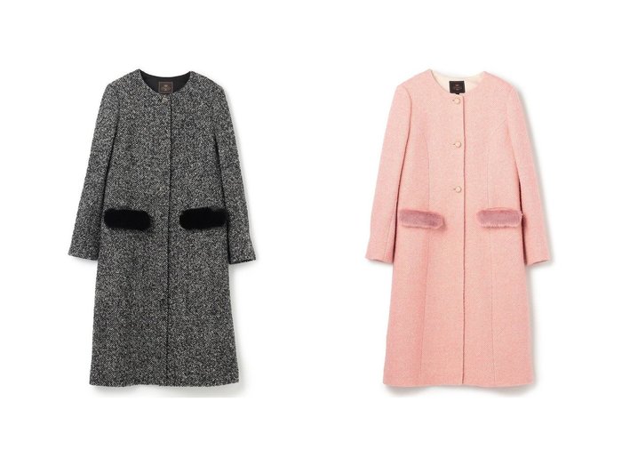 【TOCCA/トッカ】の【消臭】SNOWBERRY POCKET TWEED コート おすすめ！トレンド、レディースファッションの通販 おすすめ人気トレンドファッション通販アイテム 人気、トレンドファッション・服の通販 founy(ファニー) ファッション Fashion レディースファッション Fashion for Women アウター Coat / Outerwear Collection コート・ロングコート・ピーコート Long Coats, Peacoats & More レディースジャケット・軽アウター Jackets ジャケット Jacket, Outerwear ツイード Twill, Twill Weave フェイクファー Faux Fur, Imitation Fur ポケット Pocket, Pocket Detail メタル Metal, Metal Parts ループ Loop, Loop Knit A/W・秋冬 Autumn/Winter 冬 Winter / This Winter 新作・新入荷 New Arrivals / New In 2025年 2025 2025-2026秋冬・A/W Autumn/Winter 2025–26 AW25–26 |ID:crp329100000224255