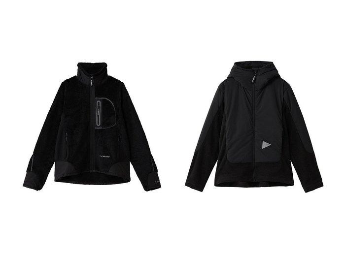 【and wander/アンドワンダー】の【UNISEX】high loft フリース ジャケット&【UNISEX】トップ フリース ジャケット おすすめ！トレンド、レディースファッションの通販 おすすめ人気トレンドファッション通販アイテム 人気、トレンドファッション・服の通販 founy(ファニー) ファッション Fashion レディースファッション Fashion for Women アウター Coat / Outerwear Collection レディースジャケット・軽アウター Jackets ブルゾンジャケット・スポーティアウター Blouson Jackets ユニセックス Unisex, Genderless アウトドア Outdoor Clothing ジップ Zip, Zipper ジャケット Jacket, Outerwear ドローコード Drawcord, Drawstring Cord フィット Fit, Slim Fit ブルゾン Blouson, Bomber Jacket ポケット Pocket, Pocket Detail 新作・新入荷 New Arrivals / New In A/W・秋冬 Autumn/Winter |ID:crp329100000224263