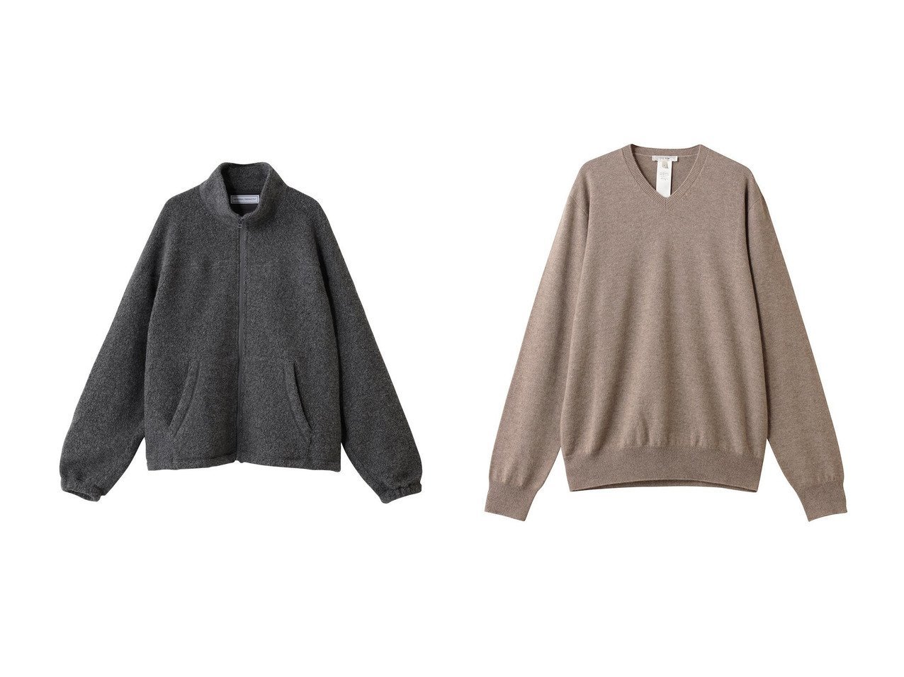 【THE ROW / MEN/ザ ロウ】の【MEN】ROD TOP&【UNIVERSAL PRODUCTS / MEN/ユニバーサルプロダクツ】の【MEN】ジャケット おすすめ！トレンド、メンズファッションの通販 おすすめ人気トレンドファッション通販アイテム インテリア・キッズ・メンズ・レディースファッション・服の通販 founy(ファニー) 　ファッション　Fashion　メンズファッション　Fashion for Men　トップス・カットソー　Cut & Sew Tops　ニット・セーター / 定番トップス　Knit Tops & Sweaters　クラシック　Classic, Timeless Style　ジャケット　Jacket, Outerwear　フォルム　Silhouette, Form　ポケット　Pocket, Pocket Detail　新作・新入荷　New Arrivals / New In　グレー系　Gray　ブラック系　Black　|ID:crp329100000224270
