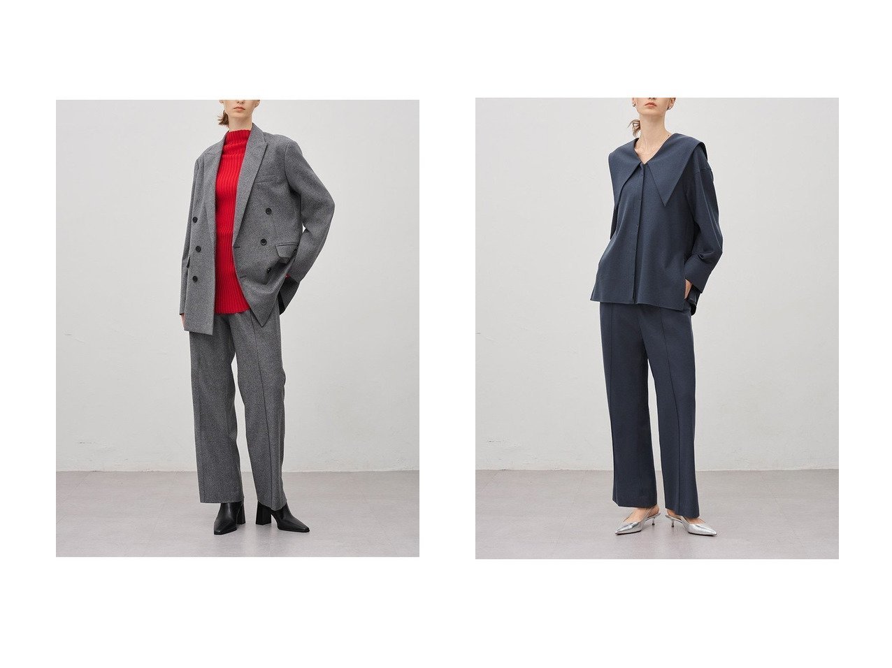 【uncrave/アンクレイヴ】のフランネル BIG ジャケット&フランネル BIGカラーシャツ おすすめ！トレンド、レディースファッションの通販 おすすめ人気トレンドファッション通販アイテム インテリア・キッズ・メンズ・レディースファッション・服の通販 founy(ファニー) 　ファッション　Fashion　レディースファッション　Fashion for Women　アウター　Coat / Outerwear Collection　レディースジャケット・軽アウター　Jackets　トップス・カットソー　Cut & Sew Tops　シャツ・ブラウス・オフィスカジュアル　Elegant Blouses & Button-Ups　ジャケット　Jacket, Outerwear　セットアップ　Set-Up, Coordinated Outfit　ドレス　Dress, One-Piece　新作・新入荷　New Arrivals / New In　グレー系　Gray　ブルー系　Blue　|ID:crp329100000224278