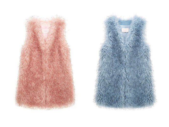 【Lemonplet/レモンプレット】のFAUX FUR KUN MG VEST&FAUX FUR KUN MG VEST おすすめ！トレンド、レディースファッションの通販 おすすめ人気トレンドファッション通販アイテム 人気、トレンドファッション・服の通販 founy(ファニー) ファッション Fashion レディースファッション Fashion for Women アウター Coat / Outerwear Collection レディースジャケット・軽アウター Jackets ジャケット Jacket, Outerwear フォーマル Formal, Dressy ベスト Vest, Waistcoat 再入荷 Restock / Back in Stock |ID:crp329100000224366