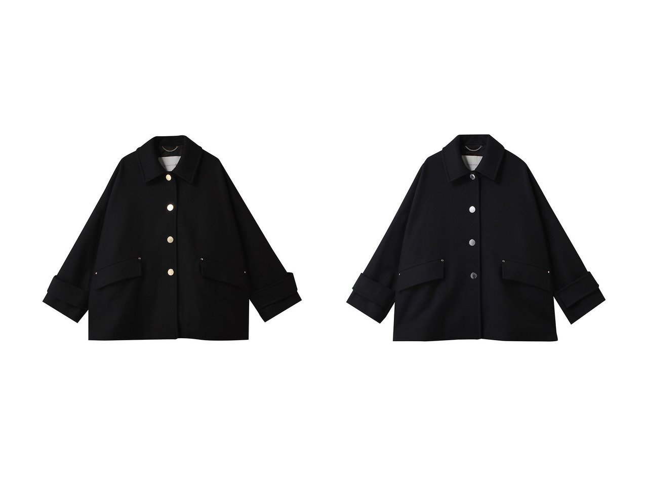 【MACKINTOSH/マッキントッシュ】のHUMBIE メタルボタン ショートコート おすすめ!トレンド、レディースファッションの通販 おすすめ人気トレンドファッション通販アイテム インテリア・キッズ・メンズ・レディースファッション・服の通販 founy(ファニー) ファッション Fashion レディースファッション Fashion for Women アウター Coat / Outerwear Collection コート・ロングコート・ピーコート Long Coats, Peacoats & More クラシカル Classical, Vintage-Inspired クラシック Classic, Timeless Style ショート Short, Short Length バランス Balance, Style Balance フォルム Silhouette, Form フロント Front, Front Design メタル Metal, Metal Parts モダン Modern, Contemporary ワイド Wide, Wide Fit 新作・新入荷 New Arrivals / New In ブラック系 Black ブルー系 Blue |ID:crp329100000224406