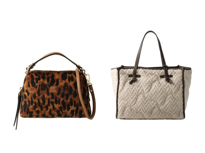 【heliopole/エリオポール】の【GIANNI CHIARINI】MARCELLA M REVERSIBLE トートバッグ&【GIANNI CHIARINI】ALIFA SMALL バッグ おすすめ！トレンド、レディースファッションの通販 おすすめ人気トレンドファッション通販アイテム 人気、トレンドファッション・服の通販 founy(ファニー) ファッション Fashion レディースファッション Fashion for Women バッグ Bags アニマル Animal Print パーティ Party, Party Style エレガント 上品 Elegant 新作・新入荷 New Arrivals / New In キルティング Quilted, Quilting ファブリック Fabric, Textile ポーチ Pouch, Small Case リバーシブル Reversible, Two-Sided 旅行 Travel |ID:crp329100000224430