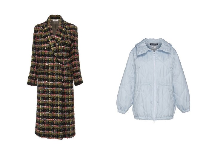 【MADISONBLUE/マディソンブルー】のPEARL CHESTER COAT TWEED チェスターコート&MOUNTAIN PARKA QUILTING キルティングマウンテンパーカー おすすめ！トレンド、レディースファッションの通販 おすすめ人気トレンドファッション通販アイテム 人気、トレンドファッション・服の通販 founy(ファニー) ファッション Fashion レディースファッション Fashion for Women アウター Coat / Outerwear Collection コート・ロングコート・ピーコート Long Coats, Peacoats & More チェスターコート・ロング丈アウター Chester Coats / Chesterfield Long Coats チェスターコート Chester Coat, Long Coat ツイード Twill, Twill Weave デニム Denim, Jeans Material フランス France, French ミックス Mix, Mixed Style ミリタリー Military, Army Style リュクス Luxury, Elegant, High-End, Chic ロング Long, Long-Length エレガント 上品 Elegant 新作・新入荷 New Arrivals / New In |ID:crp329100000224435