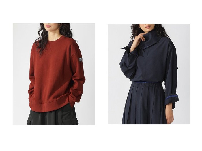【ECOALF/エコアルフ】のACT リラックス シャツ 【日本限定】&STORM BECAUSE スウェット STORM SWEATSHIRT WOMAN おすすめ！トレンド、レディースファッションの通販 おすすめ人気トレンドファッション通販アイテム 人気、トレンドファッション・服の通販 founy(ファニー) 　ファッション　Fashion　レディースファッション　Fashion for Women　トップス・カットソー　Cut & Sew Tops　シャツ・ブラウス・オフィスカジュアル　Elegant Blouses & Button-Ups　レディースパーカー・カジュアルフーディー　Casual Hoodies & Sweatshirts　ロングTシャツ・Tシャツ　Longline T-Shirts & Tees　スウェット・クルーネックトップス　Sweatshirts & Crewnecks / Relaxed Fit Sweat Tops　カットソー・ベーシックTシャツ　Cut-and-Sewn Tops / Stretch Tees & Basics　コレクション　Collection, Seasonal Line　スウェット / スエット　Sweatshirt, Sweatwear　スリーブ　Sleeve, Long Sleeve / Short Sleeve　トレンド　Trend, Trending Now　プリント　Print, Printed Pattern　リラックス　Relax, Relaxed Fit　ロング　Long, Long-Length　新作・新入荷　New Arrivals / New In　|ID:crp329100000224440