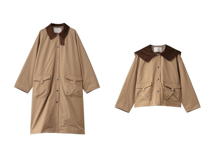 【MidiUmi/ミディウミ】のhunting jacket ジャケット&hunting long coat コート おすすめ！トレンド、レディースファッションの通販 おすすめ人気トレンドファッション通販アイテム インテリア・キッズ・メンズ・レディースファッション・服の通販 founy(ファニー) https://founy.com/ ファッション Fashion レディースファッション Fashion for Women アウター Coat / Outerwear Collection コート・ロングコート・ピーコート Long Coats, Peacoats & More レディースジャケット・軽アウター Jackets クラシック Classic, Timeless Style コーデュロイ Corduroy, Cord Fabric スタンド Stand Collar, Upright Stand バランス Balance, Style Balance ロング Long, Long-Length エレガント 上品 Elegant 新作・新入荷 New Arrivals / New In A/W・秋冬 Autumn/Winter |ID:crp329100000224450