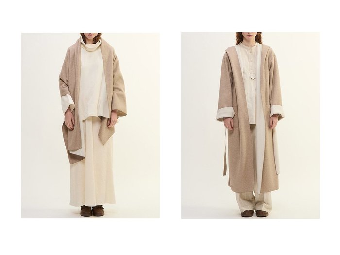 【PLAIN PEOPLE/プレインピープル】のウールカシミヤダブルクロスジャージ片袖ストール&ウールカシミヤダブルクロスジャージインコードロックロングコート おすすめ！トレンド、レディースファッションの通販 おすすめ人気トレンドファッション通販アイテム 人気、トレンドファッション・服の通販 founy(ファニー) ファッション Fashion レディースファッション Fashion for Women ストール Soft & Warm Scarves マフラー・スヌード / 冬小物の定番 Scarves & Mufflers アウター Coat / Outerwear Collection コート・ロングコート・ピーコート Long Coats, Peacoats & More なめらか Smooth, Silky Texture ストール Stole, Wrap マフラー Scarf, Muffler 新作・新入荷 New Arrivals / New In |ID:crp329100000224459