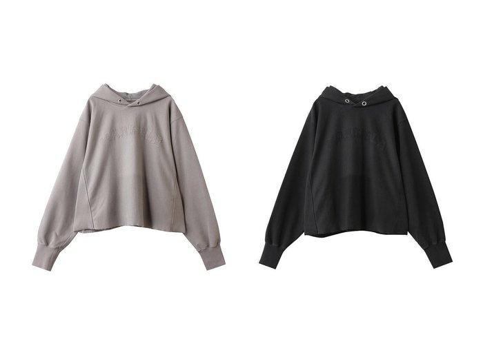 【MAISON MARGIELA/メゾン マルジェラ】のフーディー ロゴスウェットシャツ おすすめ！トレンド、レディースファッションの通販 おすすめ人気トレンドファッション通販アイテム 人気、トレンドファッション・服の通販 founy(ファニー) ファッション Fashion レディースファッション Fashion for Women トップス・カットソー Cut & Sew Tops シャツ・ブラウス・オフィスカジュアル Elegant Blouses & Button-Ups レディースパーカー・カジュアルフーディー Casual Hoodies & Sweatshirts ロングTシャツ・Tシャツ Longline T-Shirts & Tees スウェット・クルーネックトップス Sweatshirts & Crewnecks / Relaxed Fit Sweat Tops カットソー・ベーシックTシャツ Cut-and-Sewn Tops / Stretch Tees & Basics スラックス Slacks, Dress Pants デニム Denim, Jeans Material ボトム Bottoms, Lower Wear ミックス Mix, Mixed Style リラックス Relax, Relaxed Fit 新作・新入荷 New Arrivals / New In |ID:crp329100000224466