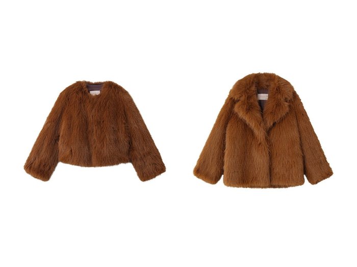 【Lemonplet/レモンプレット】のFAUX FUR HORA SHORT JACKET&FAUX FUR KAREN JACKET おすすめ！トレンド、レディースファッションの通販 おすすめ人気トレンドファッション通販アイテム 人気、トレンドファッション・服の通販 founy(ファニー) ファッション Fashion レディースファッション Fashion for Women アウター Coat / Outerwear Collection レディースジャケット・軽アウター Jackets ジャケット Jacket, Outerwear トレンド Trend, Trending Now フェイクファー Faux Fur, Imitation Fur 新作・新入荷 New Arrivals / New In |ID:crp329100000224473